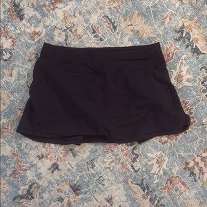 Lululemon Black Athletic Skort
